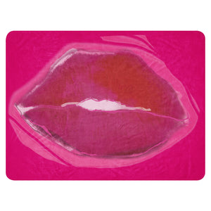 Lips Logo Sherpa blanket