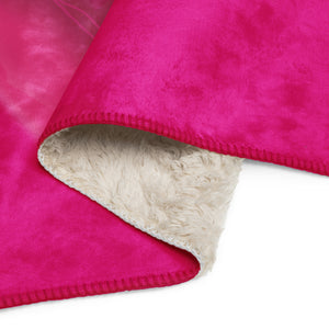 Lips Logo Sherpa blanket