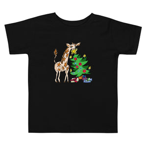 Giraffe Tree Toddler Short Sleeve Tee