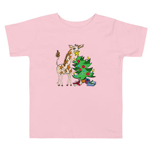 Giraffe Tree Toddler Short Sleeve Tee