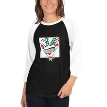 Load image into Gallery viewer, Run Deer MC 3/4 sleeve raglan shirt
