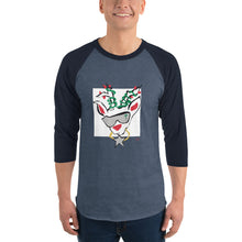 Load image into Gallery viewer, Run Deer MC 3/4 sleeve raglan shirt
