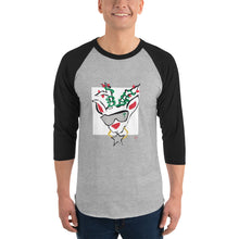 Load image into Gallery viewer, Run Deer MC 3/4 sleeve raglan shirt
