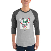 Load image into Gallery viewer, Run Deer MC 3/4 sleeve raglan shirt
