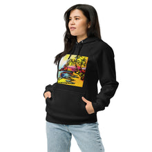 Load image into Gallery viewer, Malibu dreamin Unisex eco raglan hoodie
