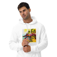 Load image into Gallery viewer, Malibu dreamin Unisex eco raglan hoodie
