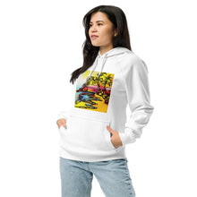 Load image into Gallery viewer, Malibu dreamin Unisex eco raglan hoodie
