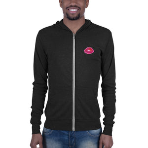 Lips Logo Lightweight Unisex zip hoodie