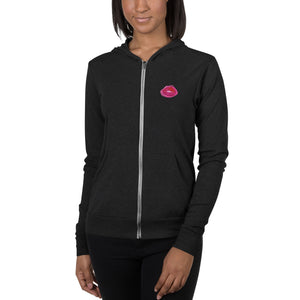 Lips Logo Lightweight Unisex zip hoodie