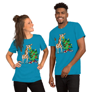 Giraffe Tree Adult Unisex t-shirt