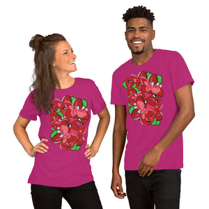 Poinsettia Unisex t-shirt