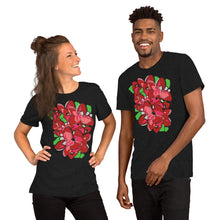 Load image into Gallery viewer, Poinsettia Unisex t-shirt
