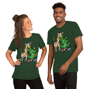 Giraffe Tree Adult Unisex t-shirt