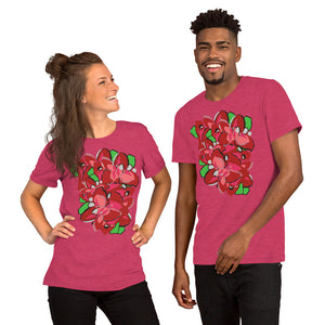 Poinsettia Unisex t-shirt