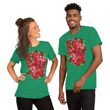 Load image into Gallery viewer, Poinsettia Unisex t-shirt
