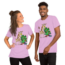 Load image into Gallery viewer, Giraffe Tree Adult Unisex t-shirt
