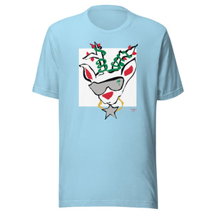 Run Deer MC Lightweight Front Print Unisex t-shirt