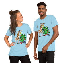 Load image into Gallery viewer, Giraffe Tree Adult Unisex t-shirt
