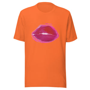 Lips Logo Lightweight Unisex t-shirt