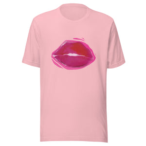 Lips Logo Lightweight Unisex t-shirt