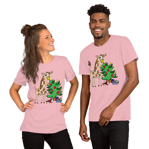 Giraffe Tree Adult Unisex t-shirt