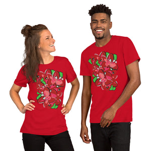 Poinsettia Unisex t-shirt