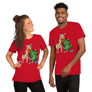 Giraffe Tree Adult Unisex t-shirt