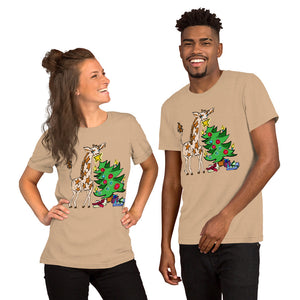 Giraffe Tree Adult Unisex t-shirt