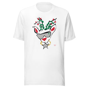 Run Deer MC Lightweight Front Print Unisex t-shirt