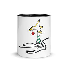 Load image into Gallery viewer, Charlie B California Christmas Mug with Color Inside
