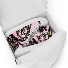 Load image into Gallery viewer, Graffiti Flower White Women’s high top canvas shoes
