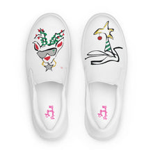 Load image into Gallery viewer, Holidays 2023 Women’s slip-on canvas shoes
