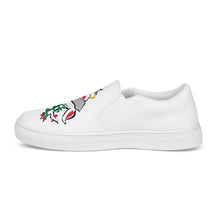 Load image into Gallery viewer, Holidays 2023 Women’s slip-on canvas shoes
