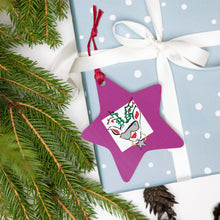 Load image into Gallery viewer, Purple Run Deer MC Wooden ornaments
