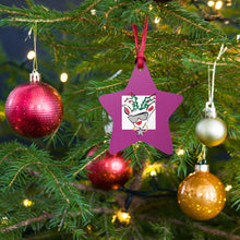 Load image into Gallery viewer, Purple Run Deer MC Wooden ornaments
