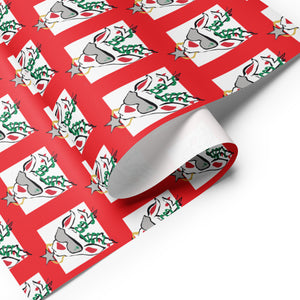 Red Run Deer MC Wrapping paper sheets