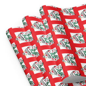 Red Run Deer MC Wrapping paper sheets