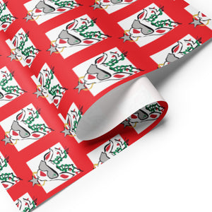 Red Run Deer MC Wrapping paper sheets