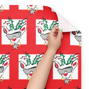 Red Run Deer MC Wrapping paper sheets