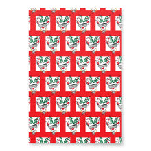 Load image into Gallery viewer, Red Run Deer MC Wrapping paper sheets
