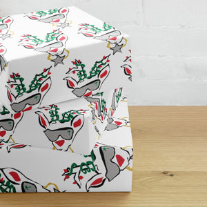 White Run Deer MC Wrapping paper sheets