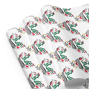 White Run Deer MC Wrapping paper sheets