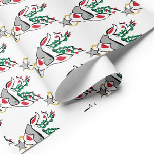 White Run Deer MC Wrapping paper sheets