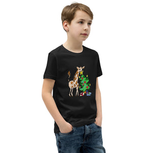 Giraffe Tree Youth Short Sleeve T-Shirt