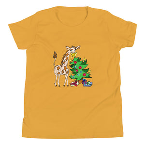 Giraffe Tree Youth Short Sleeve T-Shirt