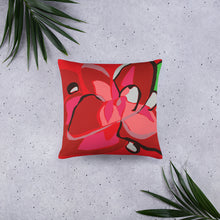 Load image into Gallery viewer, Red Poinsettia Basic Pillow
