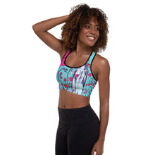 Load image into Gallery viewer, Cheetah Padded Sports Bra
