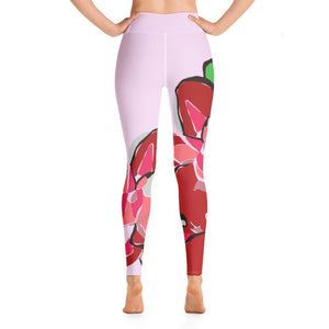 Selago Poinsettia Yoga Leggings