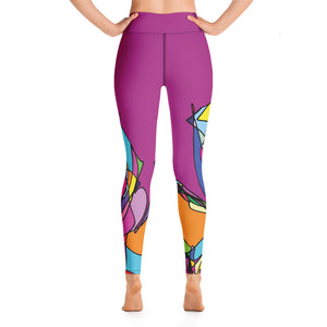 Zebra Color Pop Yoga Leggings