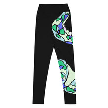 Load image into Gallery viewer, Black Snake Leggings
